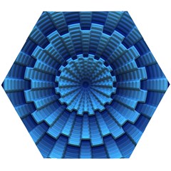 Mandala Background Texture Wooden Puzzle Hexagon by HermanTelo