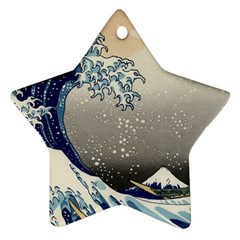 Image Woodblock Printing Woodcut Star Ornament (two Sides) by Sudhe