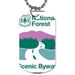 National Forest Scenic Byway Highway Marker Dog Tag (Two Sides)