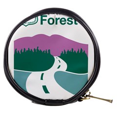 National Forest Scenic Byway Highway Marker Mini Makeup Bag by abbeyz71