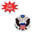 Greater Coat of Arms of the United States 1  Mini Buttons (100 pack) 