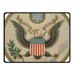 Great Seal Of The United States - Obverse Fleece Blanket (small) by abbeyz71