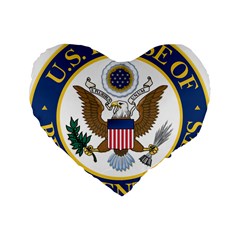 Seal Of United States House Of Representatives Standard 16  Premium Flano Heart Shape Cushions by abbeyz71