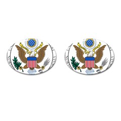 Seal Of United States District Court For Northern District Of California Cufflinks (oval) by abbeyz71
