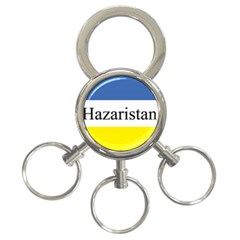 Flag Of Hazaristan 3-ring Key Chain by abbeyz71