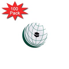 Emblem Of The Organization Of Islamic Cooperation 1  Mini Magnets (100 Pack)  by abbeyz71