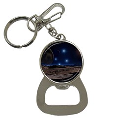 Lunar Landscape Star Brown Dwarf Bottle Opener Key Chain by Simbadda