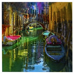 Venice City Italy Architecture Wooden Puzzle Square by Simbadda