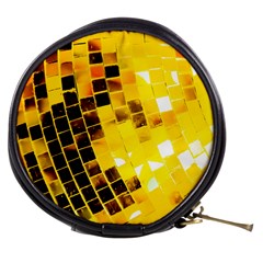 Golden Disco Ball Mini Makeup Bag by essentialimage