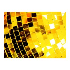 Golden Disco Ball Double Sided Flano Blanket (mini)  by essentialimage