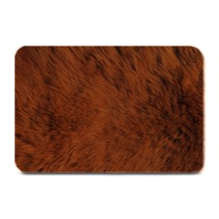 Fur Skin Bear Plate Mats by HermanTelo