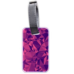 Triangulation Patterns Luggage Tag (two Sides) by Vaneshart