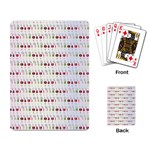Wine Glass Pattern Playing Cards Single Design (Rectangle)