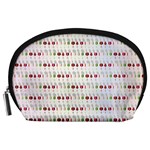 Wine Glass Pattern Accessory Pouch (Large)