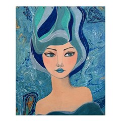 Blue Girl Shower Curtain 60  X 72  (medium)  by CKArtCreations