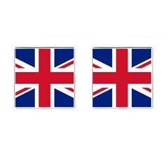 Uk Flag Cufflinks (square) by FlagGallery
