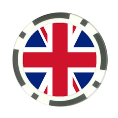 Uk Flag Union Jack Poker Chip Card Guard by FlagGallery