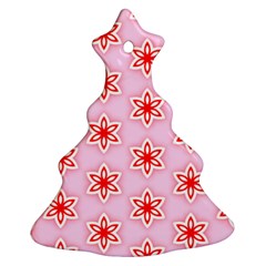 Pattern Texture Christmas Tree Ornament (two Sides)
