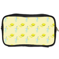 Lemonade Polkadots Toiletries Bag (two Sides) by bloomingvinedesign