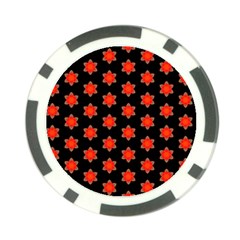 Flower Pattern Pattern Texture Poker Chip Card Guard by Simbadda