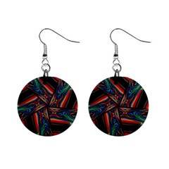 Abstract Art Abstract Background Mini Button Earrings by Simbadda
