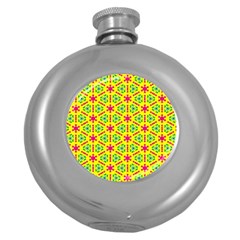 Pattern Texture Seamless Modern Round Hip Flask (5 Oz)