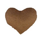 Paper Texture Background Standard 16  Premium Flano Heart Shape Cushions Back