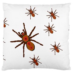 Insect Spider Wildlife Large Cushion Case (two Sides) by Mariart