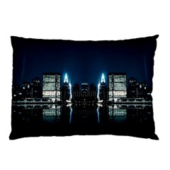 Night City Landscape Pillow Case (two Sides)