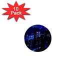Night City Dark 1  Mini Buttons (10 pack) 
