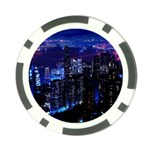 Night City Dark Poker Chip Card Guard