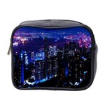 Night City Dark Mini Toiletries Bag (Two Sides)