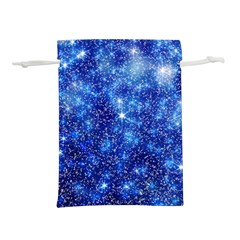Blurred Star Snow Christmas Spark Lightweight Drawstring Pouch (s) by HermanTelo