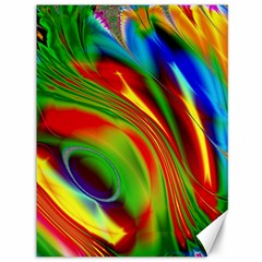 Artwork Digital Art Fractal Colors Canvas 36  X 48  by Wegoenart