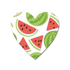 Watermelon Juice Auglis Clip Art Watermelon Heart Magnet by Vaneshart
