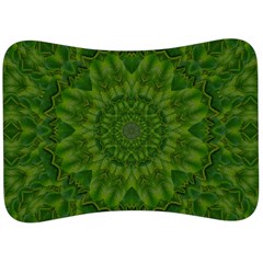 Fauna Nature Ornate Leaf Velour Seat Head Rest Cushion by pepitasart