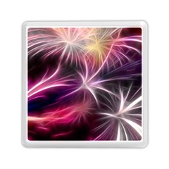 Fireworks Rocket Night Lights Flash Memory Card Reader (square) by Bajindul