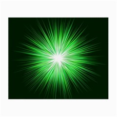 Green Blast Background Small Glasses Cloth by Mariart