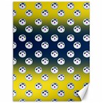 English Breakfast Yellow Pattern Blue Ombre Canvas 18  x 24 