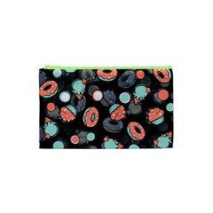 Seamless Sweets Background Cosmetic Bag (xs) by Vaneshart