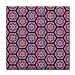 Background Pattern Tile Flower Face Towel