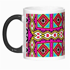 Red Rhombus And Other Shapes                                             Morph Mug by LalyLauraFLM