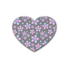 Seamless Pattern 1086662 960 720 Heart Coaster (4 Pack)  by vintage2030