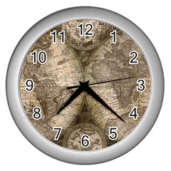 Background 1762690 960 720 Wall Clock (silver) by vintage2030