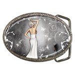 Wonderful Fairy With Butterflies And Dragonfly Belt Buckles Front