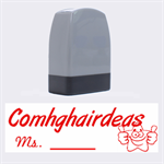 Comhghairdeas Stamp 1.4 x0.5  Stamp