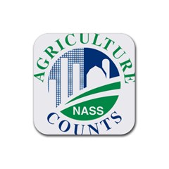 Logo Of Usda National Agricultural Statistical Service Rubber Coaster (square)  by abbeyz71