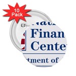 Logo of USDA National Finance Center 2.25  Buttons (10 pack) 