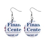 Logo of USDA National Finance Center Mini Button Earrings