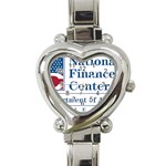 Logo of USDA National Finance Center Heart Italian Charm Watch